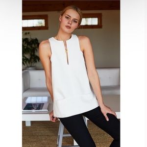 Emerson Fry A Line Mod Top in Natural Size XS